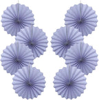 Purple Birthday Decorations,DIY Purple Paper Fans Hanging Decoration ,Party Decorations for Adults 12in,Little Mermaid Party Decor,Baby Shower Decorations 30 Color DIY Set (Light Purple)