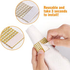 Bling Napkin Rings Set of 150, Rhinestone Gold Napkin Rings Diamond Adornment Napkin Holder Bulk for Wedding, Dinner, Party, Table Decorations, Gold