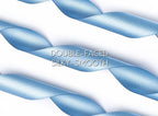 French Blue Satin Ribbon 7/8 Inch x 50 Yards Double-Faced Ribbons for Gift Wrapping Flower Bouquet Wedding Paper Bows Invitations Crafts