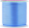 Mandala Crafts 13 Gauge Anodized Aluminum Craft Wire for Jewelry Making - 60 FT Colored Flexible Ice Blue Wire - Bendable for Bonsai Armature Crafting Sculpting