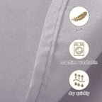Ascoza 2pack 132 Inch Silver Round Tablecloth in Washable Polyester Fabric for Wedding/Banquet/Restaurant/Parties