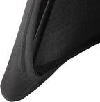 Peomeise Stretch Spandex Folding Chair Cover for Wedding Party Dining Banquet Event (Black,6pcs)