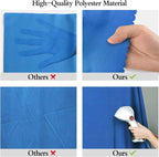 5x7FT Royal Blue Screen Backdrop for Photography, Solid Blue Photo Background for Party Portrait Photoshoots Booth Video Studio