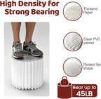 5 Pcs Buffet Risers Food Display Risers for Party Buffet Table, Dessert Table Display Set Cake and Cupcake Stand Combo, Riser Display Stand for Dessert Food Jewelry, White, 4"/8"/12" H