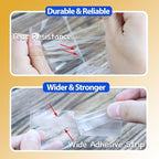PigPotParty 4"x9" Cellophane Cookie Bags Self Sealing, 200 Pcs Clear Plastic Treat Individual Cookie Bags with seal, Perfect for Goodies, Party Favors, Snacks, Gift Wrapping