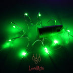 Wine Bottle Lights with Cork, Battery Operated 20 LED Cork Shape Silver Wire Colorful Fairy Mini String Lights(No Bottles) for DIY, Party, Decor, Christmas, Halloween,Wedding (3, Green)