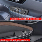 4pcs Carbon Fiber Style Front Rear Doors Window Glass Lift Switch Panel Cover Decorative Sticker Protection Car Interior Accessories for 2025 Subaru Forester KT17