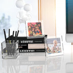 HELPLEX Picture Frames, 6 Pack 4x4 inch Acrylic Picture Frame Clear 4 x 4 Photo Frames Magnetic Picture Frames Ready for Tabletop Display, Effectively Protect Photos from Fading and Yellowing