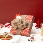 Ribbli Burlap Wired Edge Ribbon,1-1/2 Inch x 10 Yard,Natural,Solid for Big Bow,Wreath,Tree, Outdoor Decoration