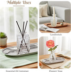 24Pcs Glass Bud Vase Set,Small Flower Vase for Tables Centerpieces Decor, Mini Vintage Clear Vase for Home,Wedding,Party Decorations（24 Pcs，Clear）