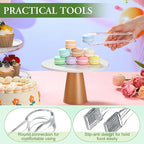 Roshtia 6 Pcs Plastic Serving Tongs Mini Kitchen Tongs Utility and Plastic Kitchen Scoops Clear Ice Scoop Mini Clear Buffet Scoop for Candy Dessert Buffet Ice Snack Coffee Tea
