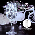 btfarm 10 Pack Fairy Lights Battery Operated with Timer, 10FT 30LED Twinkle Lights Waterproof, Copper Wire Christmas String Lights Battery Powered for Indoor Outdoor Wedding Party Holiday Decorations