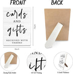 Cards And Gifts Wedding Sign, 5x7inch - Ceremony & Reception Gift Table Decor