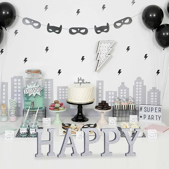 TONIFUL 8 Inch Silver Glitter Letter Y Table Centerpiece A-Z Silver Birthday Party Decorations,Silver Alphabet Y for Birthday,Chrismas,Graduation,Bridal Shower,Wedding,Anniversary Party Supplies