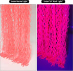Wavy 4 Pack Watermelon Red Foil Curtain Backdrop - 3.3X.6.6ft Metallic Tinsel Foil Fringe Curtains Photo Booth Props for Birthday Wedding Engagement Holiday Celebration Party Decorations