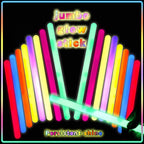 20 Pcs Ultra Bright Large Glow Sticks 14 Inch Industrial Grade 8 Colors Jumbo Light Sticks Emergency glow in the dark for Camping Accessories, Party,Hurricane, Earthquake, Survival Kit