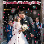 20 Pack Prefilled Confetti Packets,Biodegradable Flower Petals, Real Dried Flower Petals Individual Packing Rose Petals Wedding Send Off Ideas (Red Rose & Lavender & Lvory Jasmine Buds)