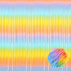 6 Pack Rainbow Foil Fringe Curtain Backdrop, 3.28Ft x 8.2Ft Metallic Tinsel Foil Fringe Streamer Curtains for Photo Booth, Birthday, Wedding, New Year Party Decorations