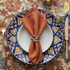 Napkin Rings - Unique Silver Coral Design, Elegant Stainless Steel (Set of 2)