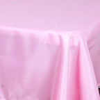 Efavormart 54x54 Pink Wholesale Linens Seamless Polyester Square Linen Tablecloth for Wedding Banquet Party Restaurant