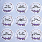 Custom Stickers for Weddings, Birthdays & Businesses - Personalized Labels with Your Logo - Waterproof, Fade and Heat Resistant - Pack of 100-1000 (Wreath W, 2 Inch)