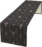 Aztec Table Runner Southwest Native Navajo Tribe Geometric Vintage Country Dinner Table Decoration Table Runner 13x60 Inch
