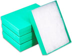 TheDisplayGuys - 25-Pack #53 Kraft Paper Cardboard Gift Boxes/Jewelry Cases w. Cotton Padding & Lid - Teal Green - (5.4" x 3.9" x 1.0")