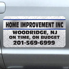 Vehicle Magnets sign With Custom Lettering 12" X 24" (Set of 2) -Landscape, Construction, Handy man, Plumbing, car repair shop- Metal Plate