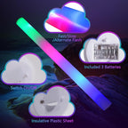 112 PCS Foam Glow Sticks, Foam Light Up Sticks Party Supplies with 3 Mode Colorful Flashing, Glow Sticks Bulk Party Pack, Led Foam Sticks for Birthday, Wedding, Halloween, Carnival, Concert