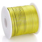 12 Gauge Yellow Green Aluminum Craft Wire (105FT) - Anodized for Jewelry Making, Beading Floral, Plant Gardening, Sculpting & Modeling Craft Wire (Yellow Green #7, 2mm)