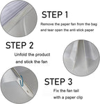 White Party Decorations,Wedding Decorations for Party Events Accessories,White Birthday Decor,Anniversary Decorations,Birthday Decorations for Men 16in Hanging Paper Fans 30 Color DIY Set(White)