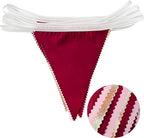 Burgundy Party Decorations Rose Gold Maroon Pink Fabric Triangle Pennant Banner Pink Garnet Flag Bunting Garland for Graduation Wedding Birthday Bridal Shower Bachelorette Anniversary Party Supplies