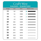 The Beadsmith Wire Elements Craft Wire – Tarnish Resistant, Soft Temper, Round, Titanium Color – 0.41mm, 26 Gauge, 15 Yard Spool – Jewelry Making, Wire Wrapping, Floral, & Other DIY Crafts
