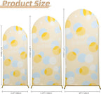 Wedding Arch Cover 7.2FT 6.6FT 6FT Spandex Arch Backdrop Cover Stretchy Backdrop for Wedding Birthday Party Decoration Baby Shower
