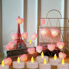 Tea Lights, 200PACK Flameless LED Tea Lights Candles, Flickering WarmYellow, 200 Hours Battery-Powered Tea Light, Ideal Party, Wedding, Birthday, Gifts Home Decoration
