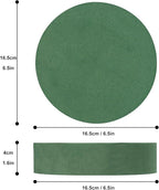 IHDYPPEW 10 PCS Superior Floral Foam Blocks, 6.5 Inch Large Dry Green Foam for Flower Arrangements Exquisite Flower Arrangements- Round Oasis Foam Blocks for Florists and Craft Lovers