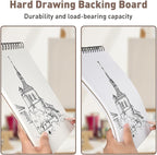 Umriox 9" x 12" Sketch Book, 2-Pack Sketch Pad (100 Sheets Each), Top Spiral Bound Sketchbook, Acid-Free Drawing Paper, Art Drawing Pad for Artists, Students and Designers