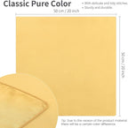 ANECO 16 Pack Square Satin Napkin Bright Silk Table Napkin Soft Smooth Fabric Table Napkin for Wedding Banquet Party Decoration, Gold, 20 x 20 Inch