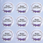 Custom Stickers for Weddings, Birthdays & Businesses - Personalized Labels with Your Logo - Waterproof, Fade and Heat Resistant - Pack of 100-1000 (Wreath O, 2.5 Inch)