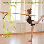 Yilloog Ribbon Dancing Wands Party Favors, 78.7 Inch Gymnastics Ribbon Streamers Rainbow Artistic Ribbon Dancer Twirling Wands, Rainbow Birthday Decorations, Girls Party Games