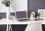 TWING 5 Pack 4 x 6 Acrylic Frame, Horizontal Magnet Double Sided 4x6 Picture Frame,12+12MM Thick Clear Frameless Desktop Display Self Standing Magnetic Acrylic Block Photo Frame