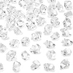 DomeStar Fake Ice, 150PCS Fake Diamonds, Plastic Diamonds Acrylic Rocks Vase Fillers for Centerpieces Wedding Party Table Scatter Food Display