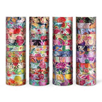 48 Rolls Fruit Theme Washi Tape Set, Writable Decorative Tapes for Scrapbooking, Bible Journaling, Bullet Journaling, 0.39"x79" per Roll