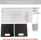 Pipe and Drape Backdrop Stand,8ft x 10ft Backdrop Stand, Adjustable Metal Heavy Duty Wedding Background for Parties Birthday Party Baby Shower Wedding Decorations