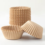 2 inch 1000-Count Mini Cupcake Liners Bright Colorful Muffin Baking Cups, Odorless,Baking Paper Cups for Baking Candy Cooking，Upgraded & Food Grade Grease-Proof Paper (Brown, 2 Inch)