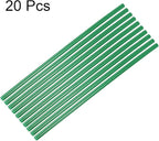uxcell 20pcs Hot Glue Sticks for Glue Gun 7mm/0.28-inch x 10-inch Mini Hot Melt Adhesive Glue Stick Dark Green