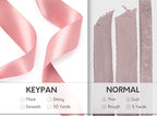 Pink Satin Ribbon 1-1/2 Inch x 50 Yards Double-Faced Valentines Ribbons for Flower Bouquet Gift Wrapping Party Decor Wedding Invitation DIY Craft