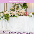 Suream Silk Flower Petals for Wedding, Purple Flower Girl Petals for Decoration, Silk Rose Petals for Bridal Shower Wedding Aisle Table Centerpieces Reception Tables Romantic Night Decoration(300 Pcs)
