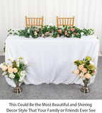 ShinyBeauty Square Tablecloth 72x72-Inch Sequin Tablecloth Overlay White Table Cover Sequined Table Cloths for Wedding White Shimmer Linen Square-Overlay for Cocktail/Cake/Dessert