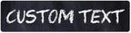 Custom Sign, Custom Street Sign, 11 Font Colors, 13 Font Styles, 4 Hole Options, 22 Sizes, 3x12 Inches, Rust Free DiBound, Fade Resistant, Made in USA by My Sign Center (Chalkboard Black)